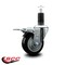 Service Caster 3.5'' Black Poly Swivel 1-1/4'' Expanding Stem Caster Total Lock Brake SCC-EXTTL20S3514-PPUB-BLK-114 - alternate 4